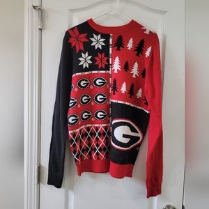 Medium Georgia Bulldawgs ugly Christmas sweater